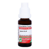 Bottle of Adelmar Pharma homeopathic medicine on a white background
