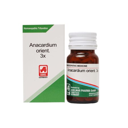 Anacardium Orientale 3X Homeopathy Trituration Tablets