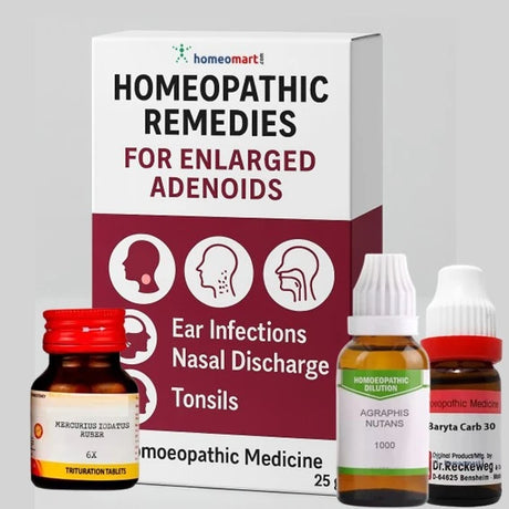 Treat enlarged adenoids, tonsils & snoring naturally with top homeopathic remedies. No side effects. Strengthen immunity & avoid repeat infections.