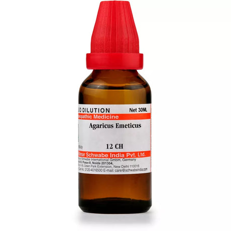 Agaricus Emeticus Homeopathy Dilution in  6C, 30C, 200C, 1M 