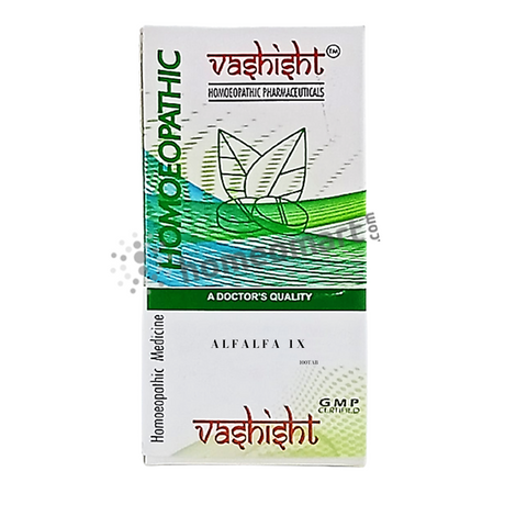 Vashisht Alfalfa 1X Homeopathy Tablets