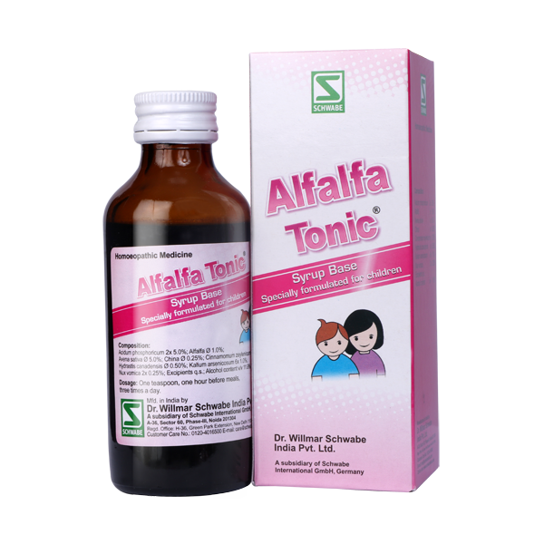 Schwabe Alfalfa Paediatric Tonic, loss of appetite, anemia, weakness 100ml
