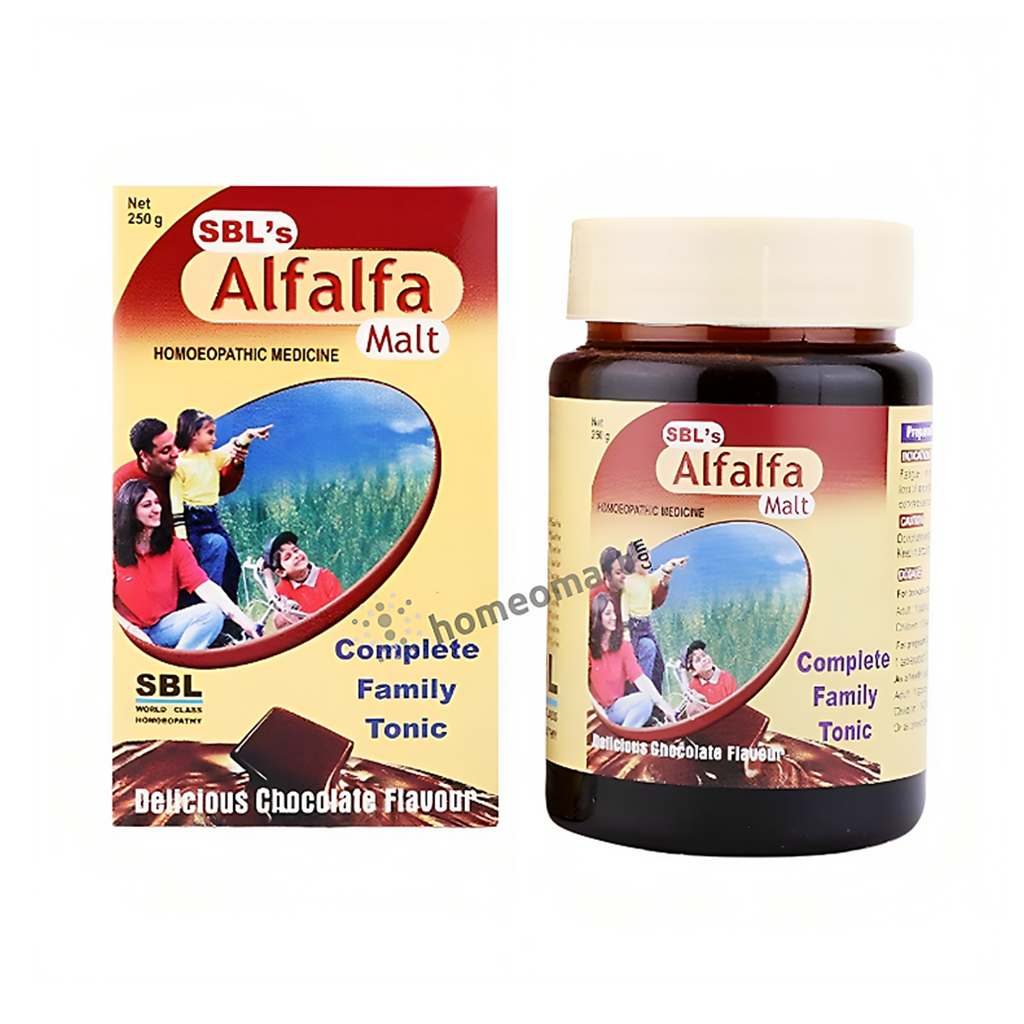 SBL Alfalfa Malt for weakness, Loss of appetite, Weight 250gms