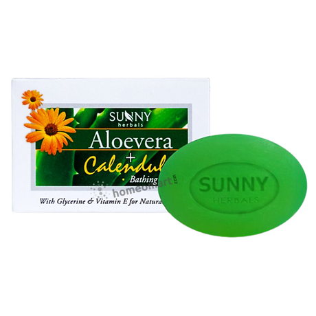 Bakson Aloe Vera Calendula Soap, Bakson Sunny Herbals Soap, Aloe Vera Soap, Calendula Soap, Herbal Bathing Soap, Moisturizing Soap, Soap for Dry Skin, Soap for Sensitive Skin, Vitamin E Soap, Coconut Oil Soap, Castor Oil Soap, Herbal Moisturizing Soap, Natural Bath Soap, Skin Nourishing Soap, Bakson Herbal Soap