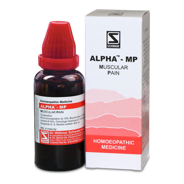 Schwabe Alpha MP homeopathy drops, Muscular Pain, Cramps, Spasms