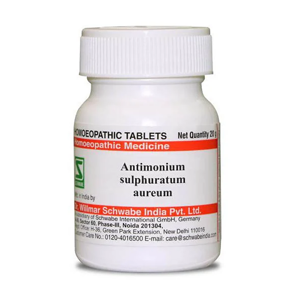 Antimonium Sulphuratum Aureum Tablets 3x, 6x