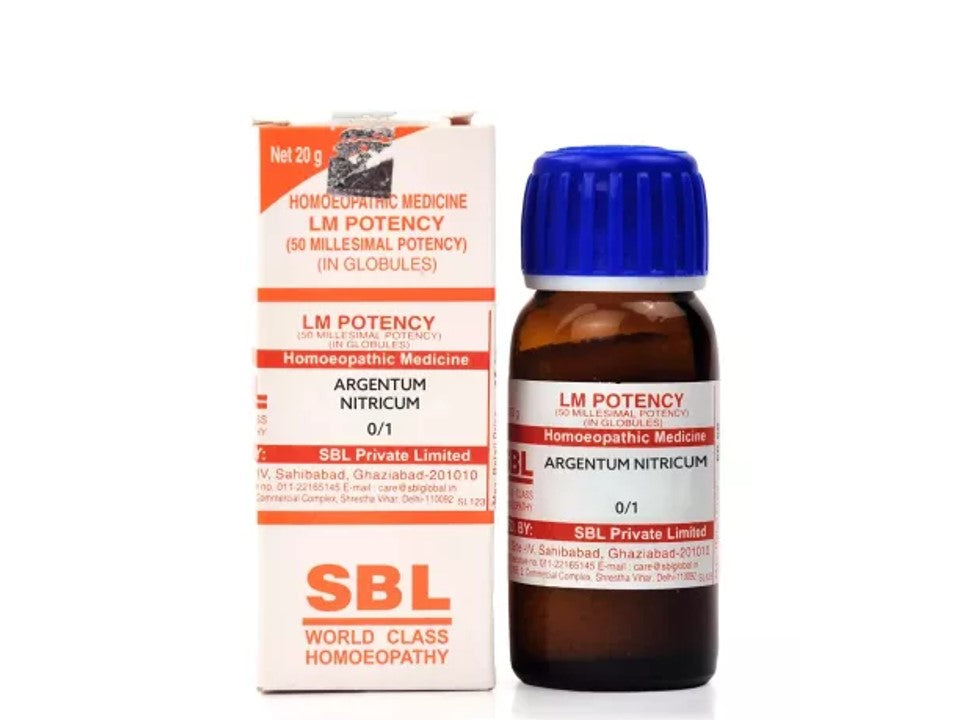 Argentum nitricum Homeopathy LM Potency Dilution