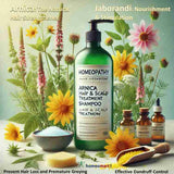 Benefits of Arnica and Jaborandi in hair shampoo