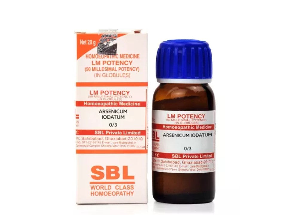 Arsenicum Iodatum Homeopathy LM Potency Dilution