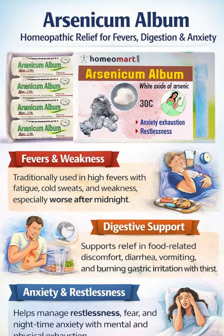 arsenicum album homeopathic medicine, arsenicum album uses, homeopathy for diarrhea, vomiting homeopathic remedy, anxiety homeopathy medicine, food poisoning homeopathy, cold and cough homeopathy,