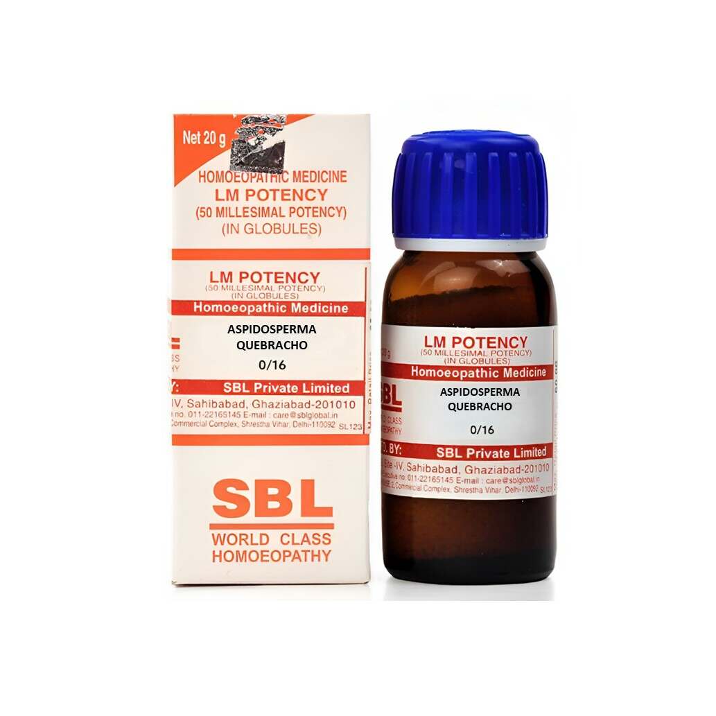 Aspidosperma Quebracho Homeopathy LM Potency Dilution