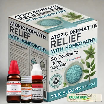 Best homeopathic remedies for atopic dermatitis, eczema and itching relief