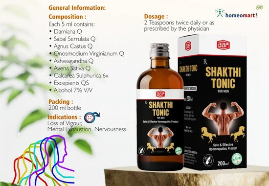 Shakti is a homeopathic remedy that supports male vitality, stamina, and nervous system health. Boost energy & sexual wellness naturally
