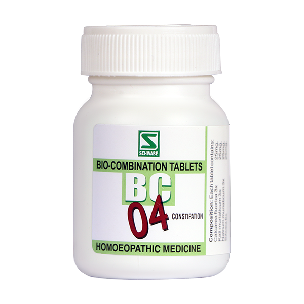 Schwabe Biocombination 4 (BC4) tablets for Constipation, Bad breath