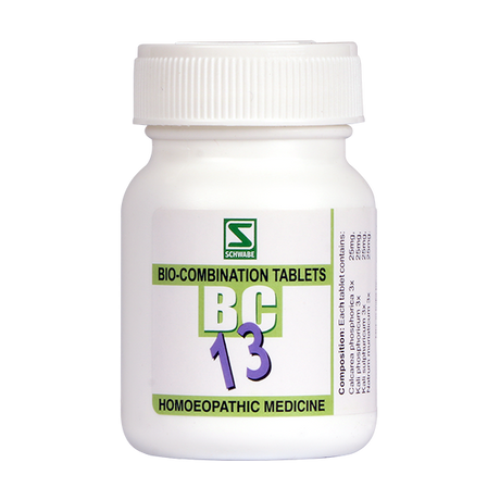 Schwabe Biocombination BC13 Tablets for Leucorrhoea, Vaginal discharge 20 Gms Pack