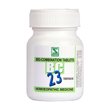 Schwabe BioCombination BC23 Tablets for Toothache, Dental Pain