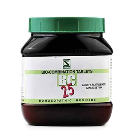 Schwabe Biocombination 25 (BC25) tablets for Acidity, Flatulence, Dyspepsia, Indigestion 550 Gms Pack