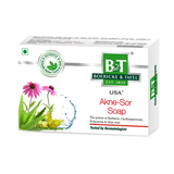 B&T Akne Sor Soap for Clear Skin with Berberis, Cardiospermum, Echinacea & Aloe vera