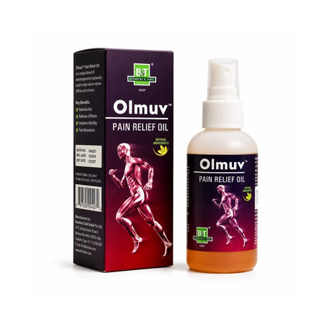 Olmuv is medicated oil enriched with beneficial herbs and essential minerals known for their therapeutic action on the muscles and joints alleviating pain. These medicinal ingredients are widely used in traditional and folk medicines which are proved scientifically.