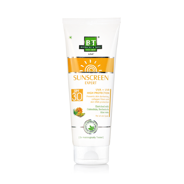 Schwabe B&T sunscreen cream with berberis aquifolium calendula SPF 30