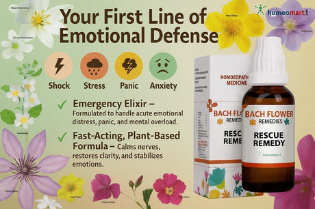 In moments of emotional overwhelm, panic, or shock, Rescue Remedy provides fast, natural relief. Crafted from five powerful Bach flowers—Star of Bethlehem, Rock Rose, Clematis, Cherry Plum, and Impatiens—this blend calms the mind, stabilizes emotions, and restores inner peace.