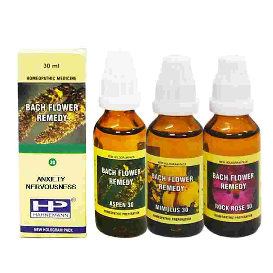 Hahnemann Bach Flower Remedy Mix for Anxiety & Nervousness'