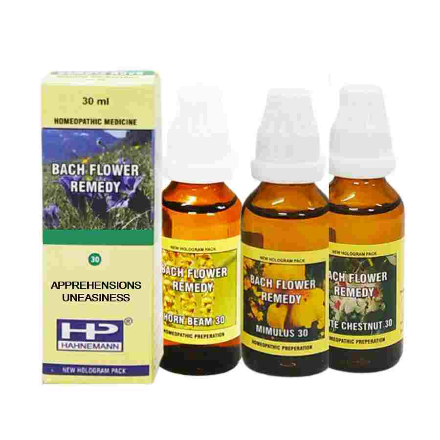 Hahnemann  Calm Confidence Blend: Hornbeam, Mimulus, White Chestnut