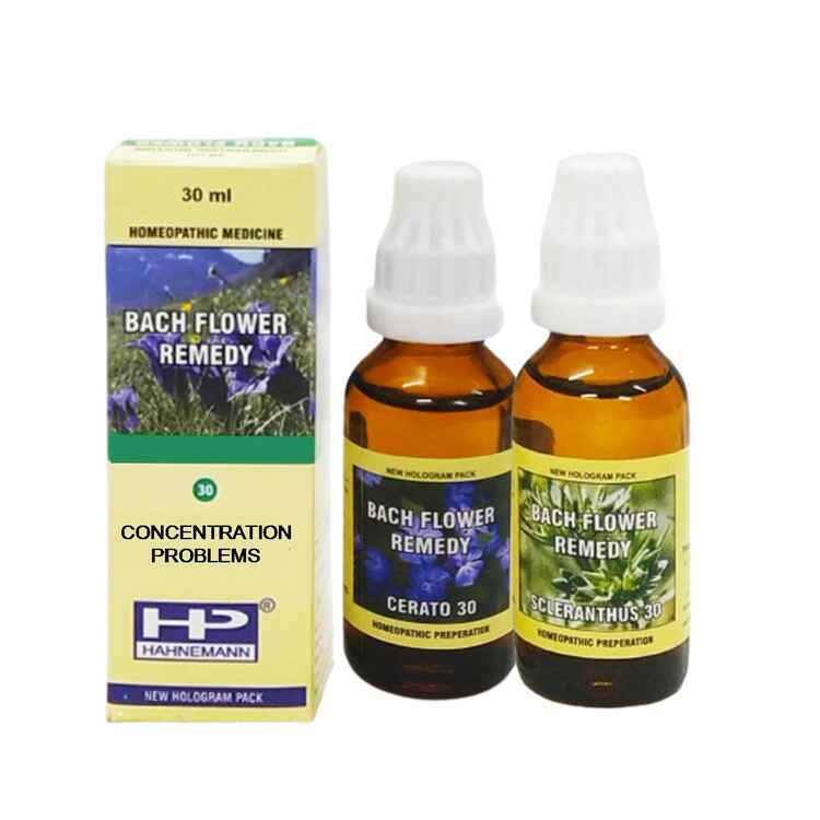 Hahnemann Bach Flower Cerato & Scleranthus Concentration Support