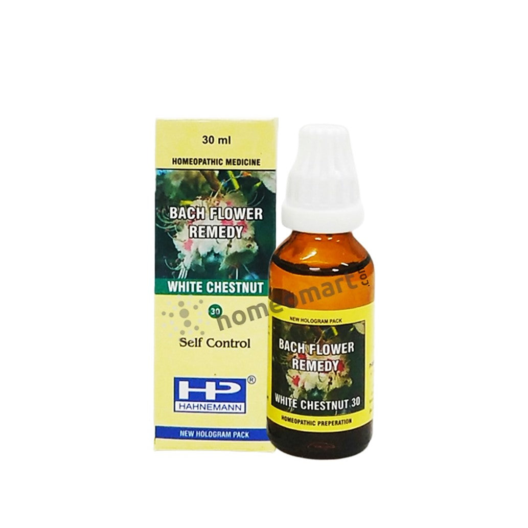 Hahnemann Bach Flower Remedy White Chestnut