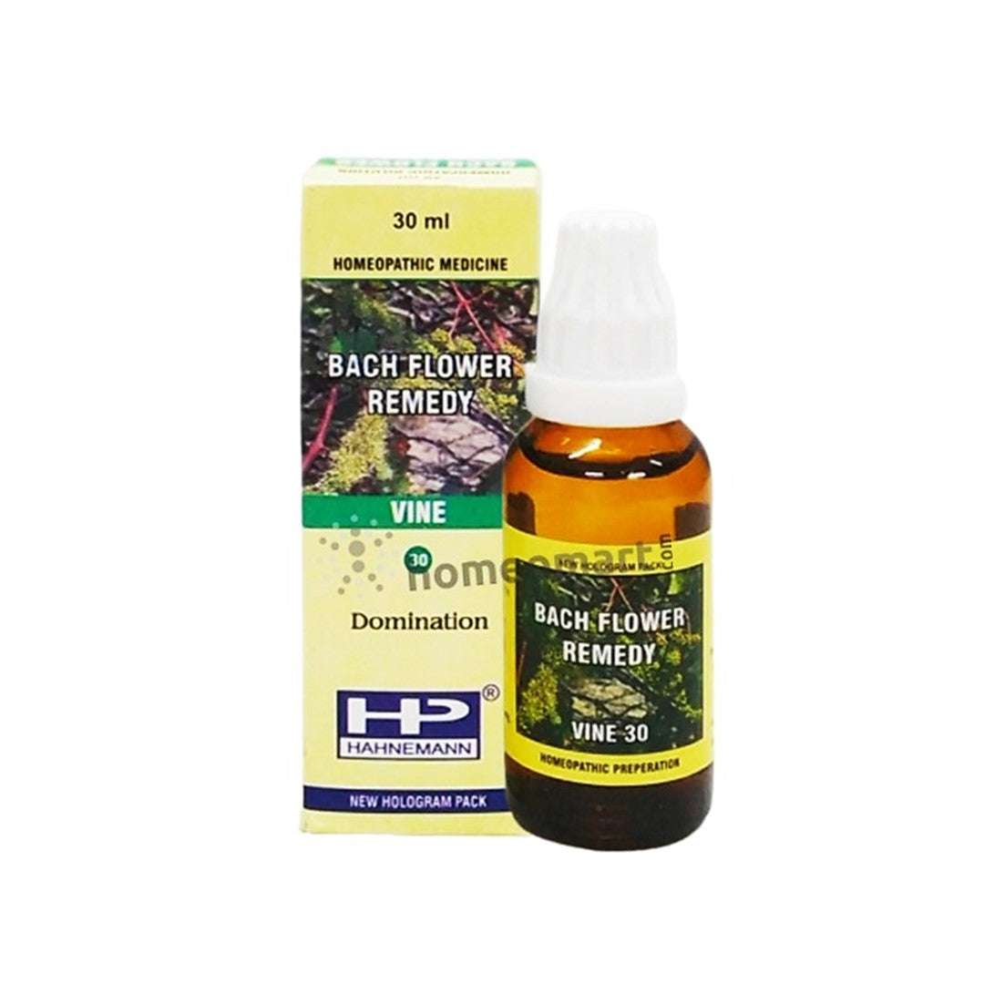 Hahnemann Bach flower remedy Vine