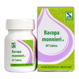 Bacopa Monnieri 1X homoeopathy tablets, Brain Tonic for weak memory, forgetfulness