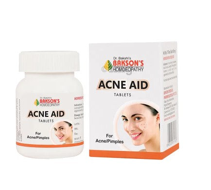Bakson Acne Aid Tablet with berberis aqui, calendula off for Acne, Pimples