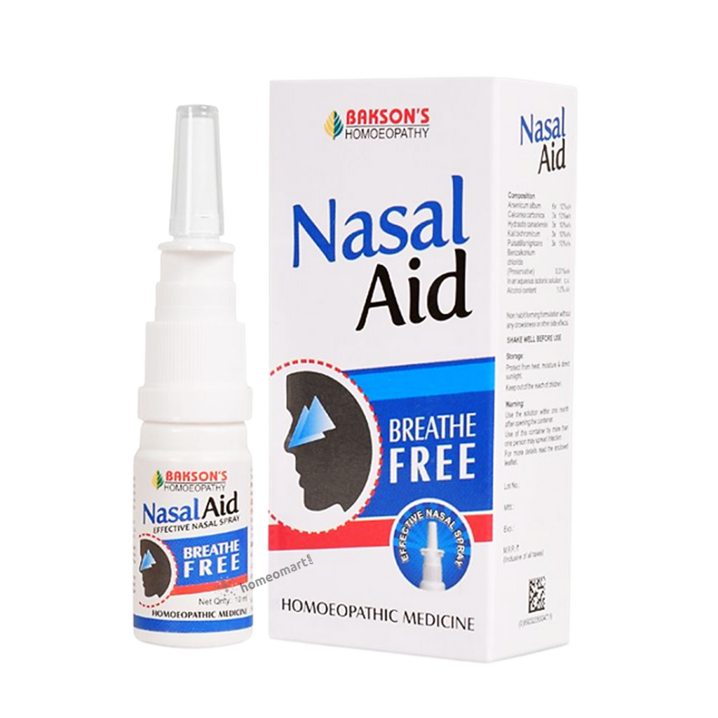 Baksons Nasal Aid Spray, Nasal Congestion, Sneezing