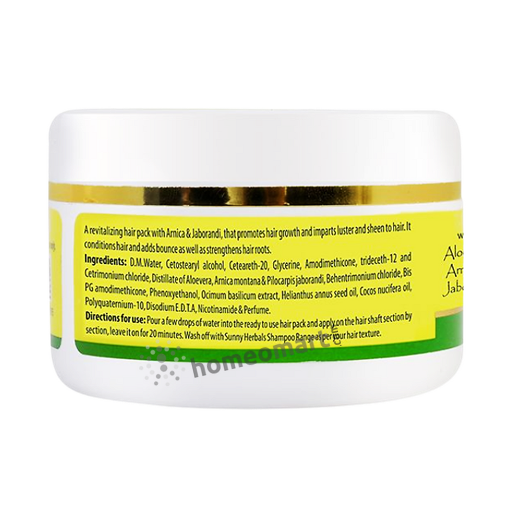 Indications, Ingredients & Directions for use of Sunny herbals hair pack