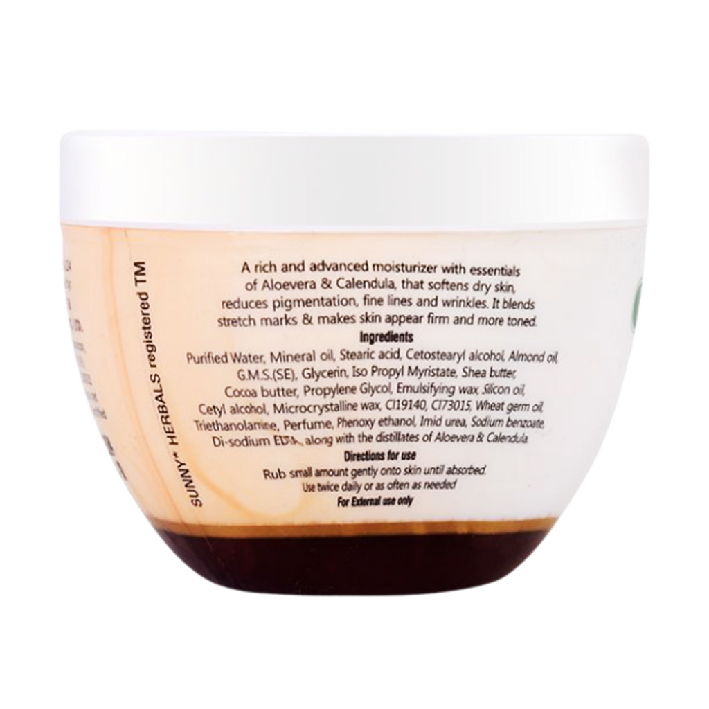 Indications, Ingredients & Directions for use of Sunny Herbals Cocoa Butter cream