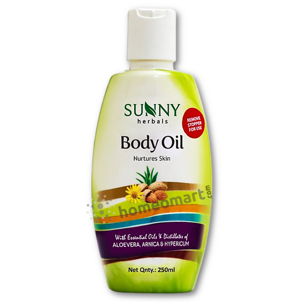 Baksons Sunny Herbals Body Oil with Sesame & Olive Oil 250ml