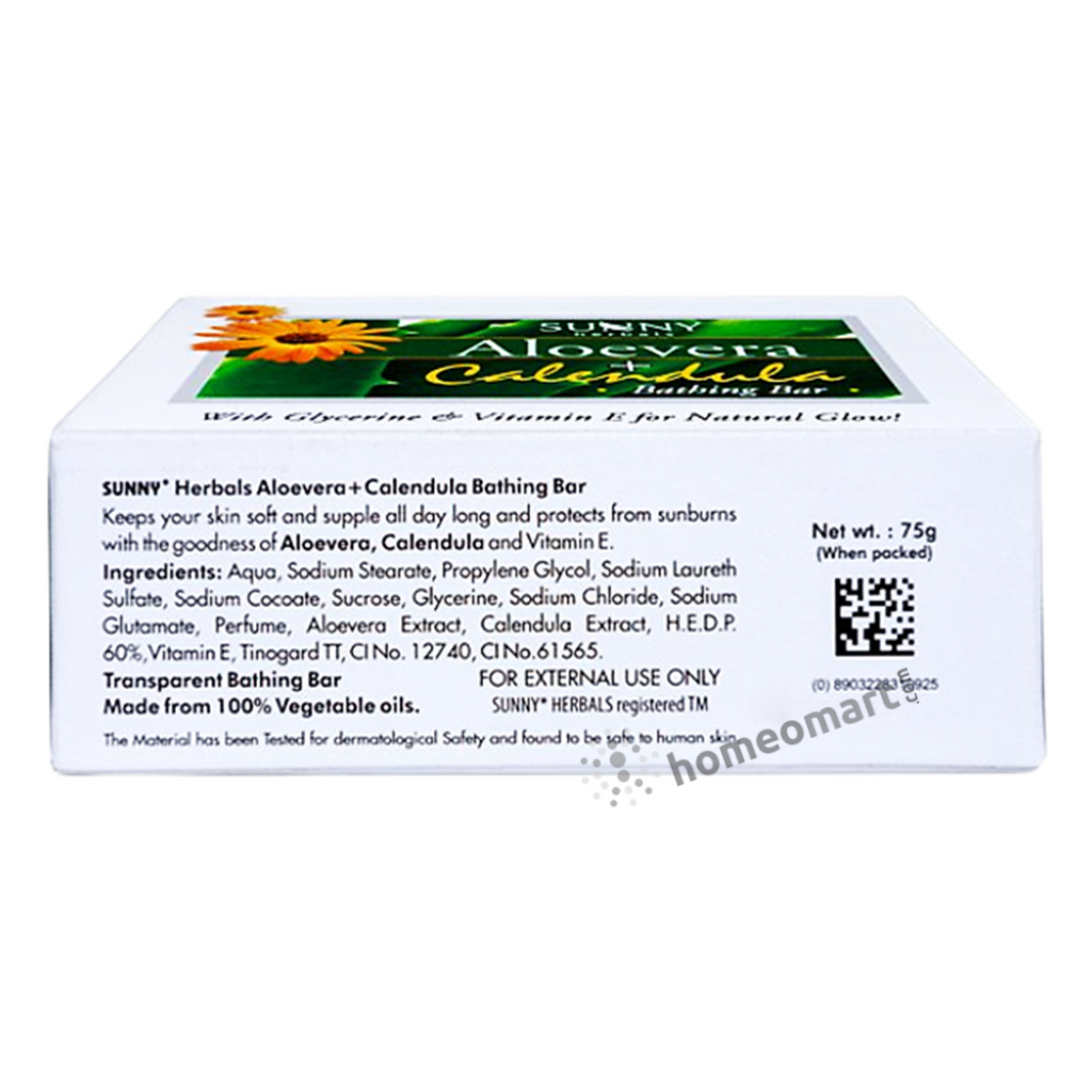 Bakson's Sunny Herbals Aloevera Calendula Soap