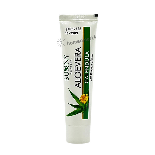 Sunny Herbals Aloevera Calendula Cream for healthy & beautiful skin