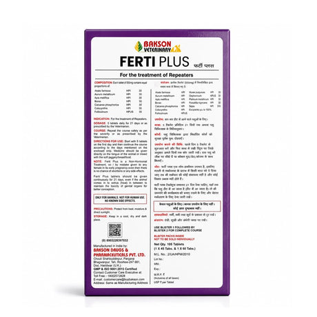 Composition, Indications, Dosage & Directions for Usage of Ferti Plus
