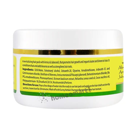 Indications, Ingredients & Directions for use of Sunny herbals hair pack