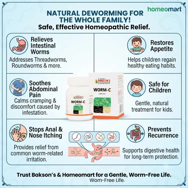 homeopathic medicine for intestinal worms, natural remedy for stomach worms, medicine for abdominal pain due to worms, homeopathy for anal itching, remedy for nose itching caused by worms, homeopathic medicine for threadworms, medicine for roundworms in children, natural deworming for kids, remedy for tapeworm symptoms, homeopathy for worm infestation, medicine for appetite loss due to worms, remedy for constipation caused by worms, homeopathy for diarrhea due to worms, digestive support after deworming, na