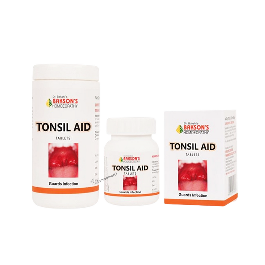 Bakson Tonsil Aid: Homeopathic Remedy for Tonsillitis Relief