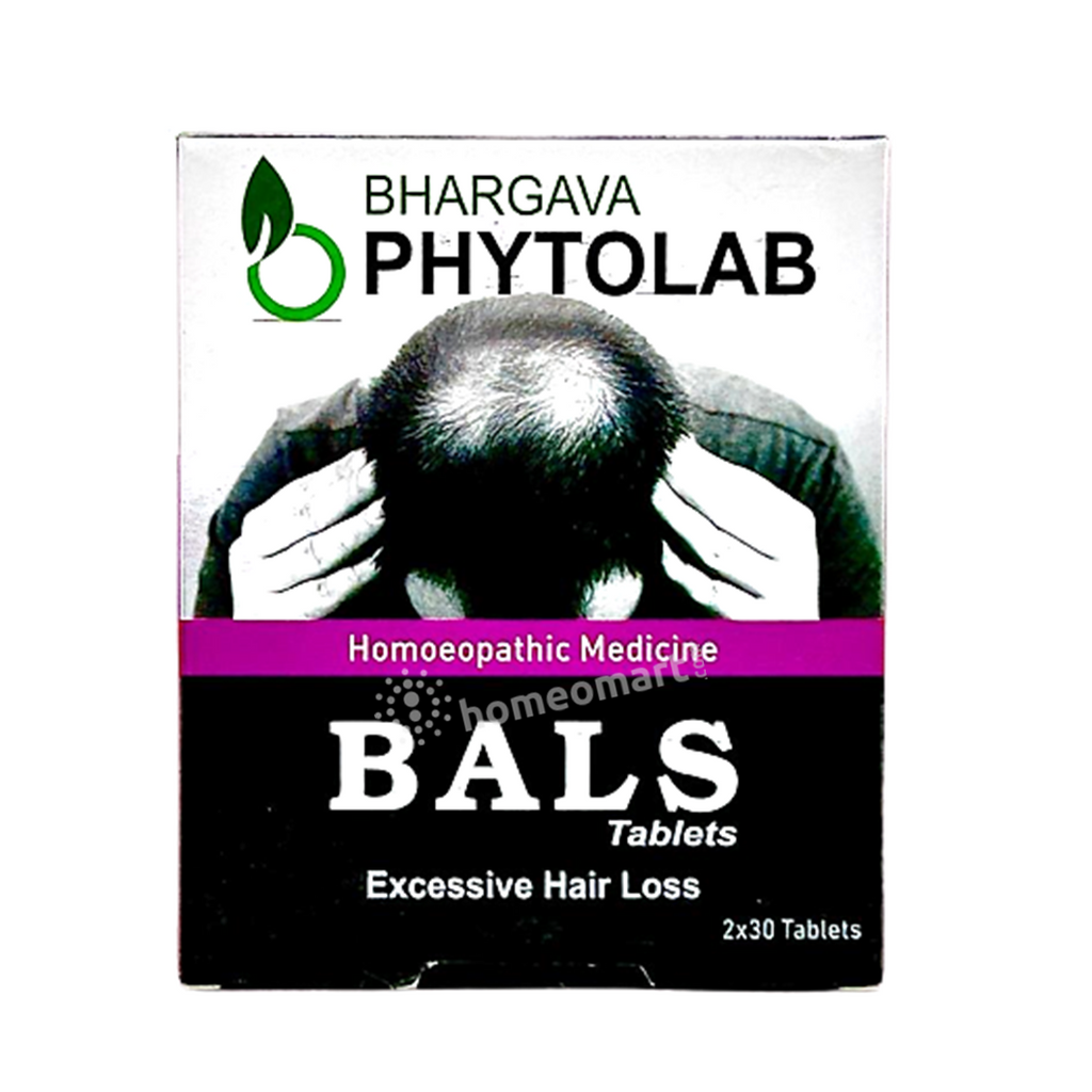Bhargava Bals homeopathy Tablets for Hair Loss, Premature Graying and Dandruff