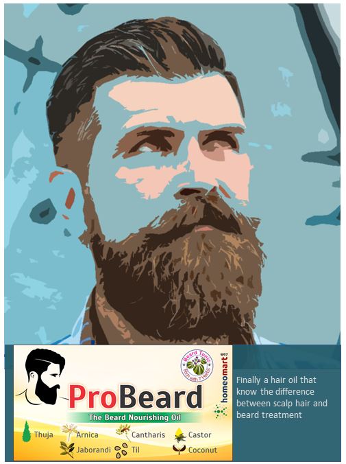 Beat Beard Oil in Homeopathy