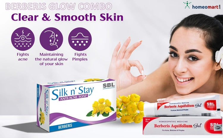 Berberis Glow Combo – Deep cleanse and fade acne scars naturally for visibly clearer, radiant skin