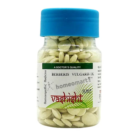 Vashisht Berberis Vulgaris 1X Homeopathy Tablets 100gms