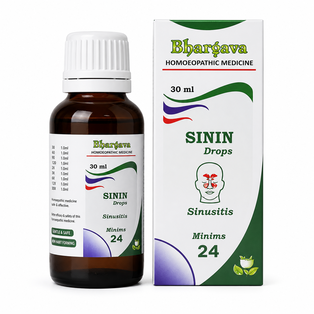 Bhargava Minims 24 Sinin Drops – Homeopathic Relief for Sinusitis & Nasal Congestion