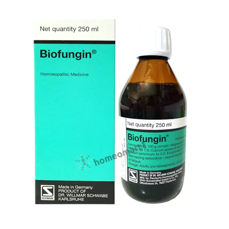 Schwabe German Biofungin Tonic - Natural Iron Boost for Anemia and Fatigue Relief