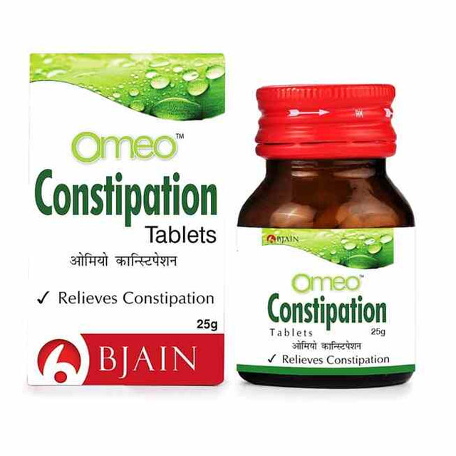 Bjain Omeo Constipation Tablet – Homeopathic Relief for Constipation & Flatulence