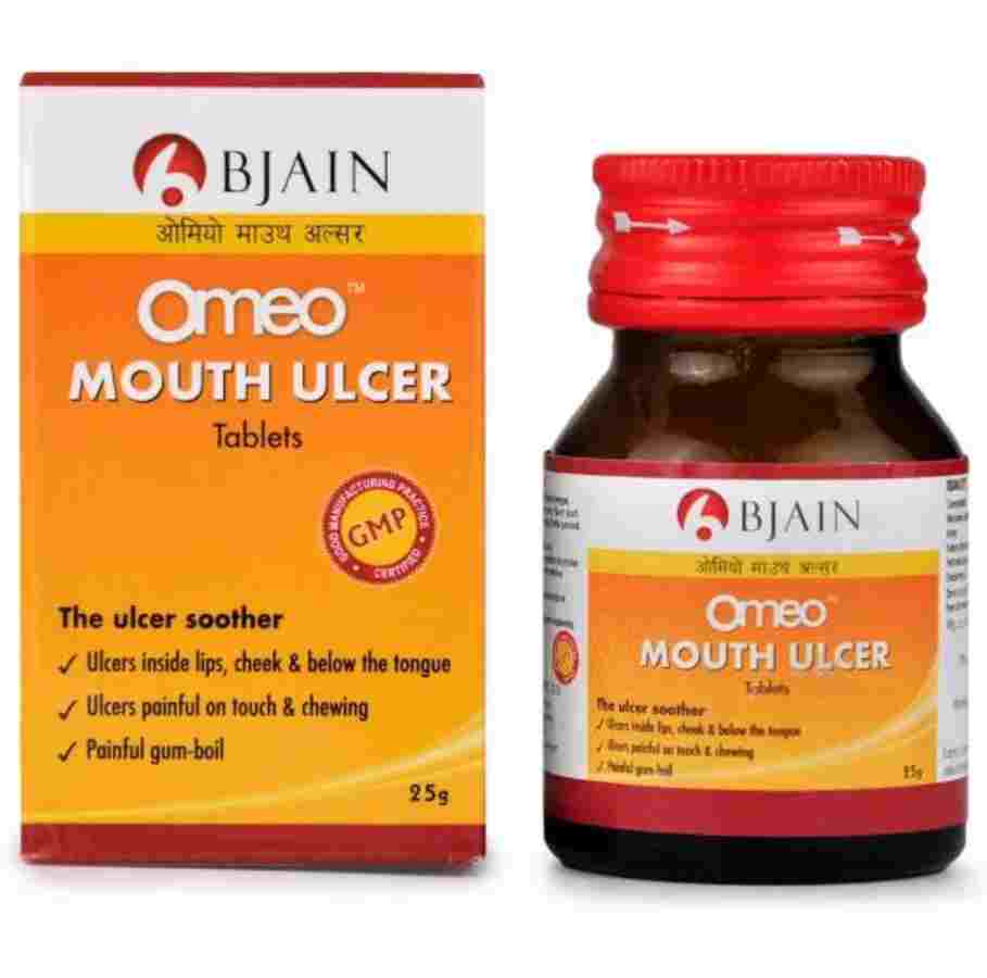 BJain Omeo Mouth Ulcer Homeopathy Tablets